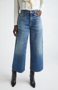 ST. JOHN High Waist Wide Leg Jeans