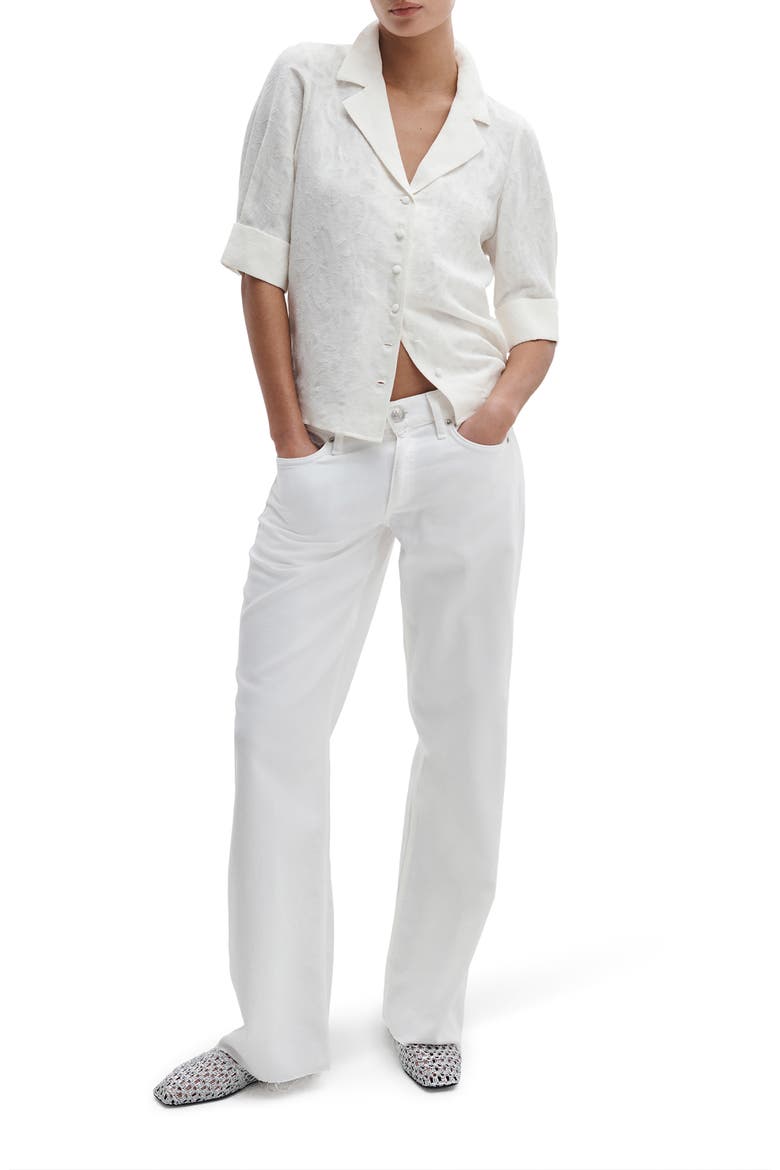 Carmella Woven Shirt, Alternate, color, CREAM