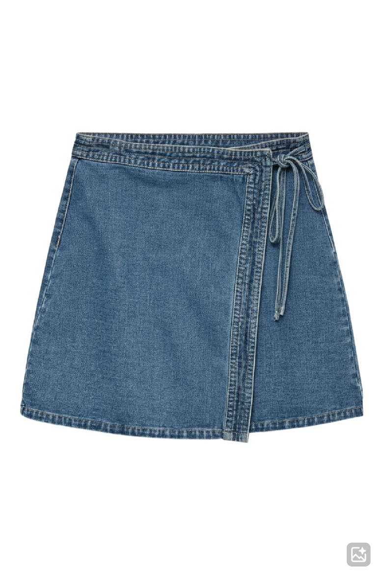 Liza Denim Wrap Miniskirt (Women) | Nordstrom
