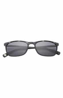 Ted Baker London 55mm Polarized Rectangle Sunglasses