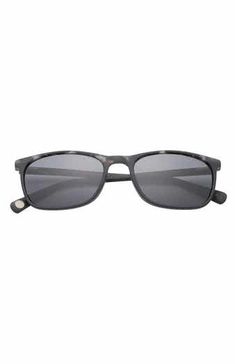 Ted Baker London 55mm Polarized Rectangle Sunglasses