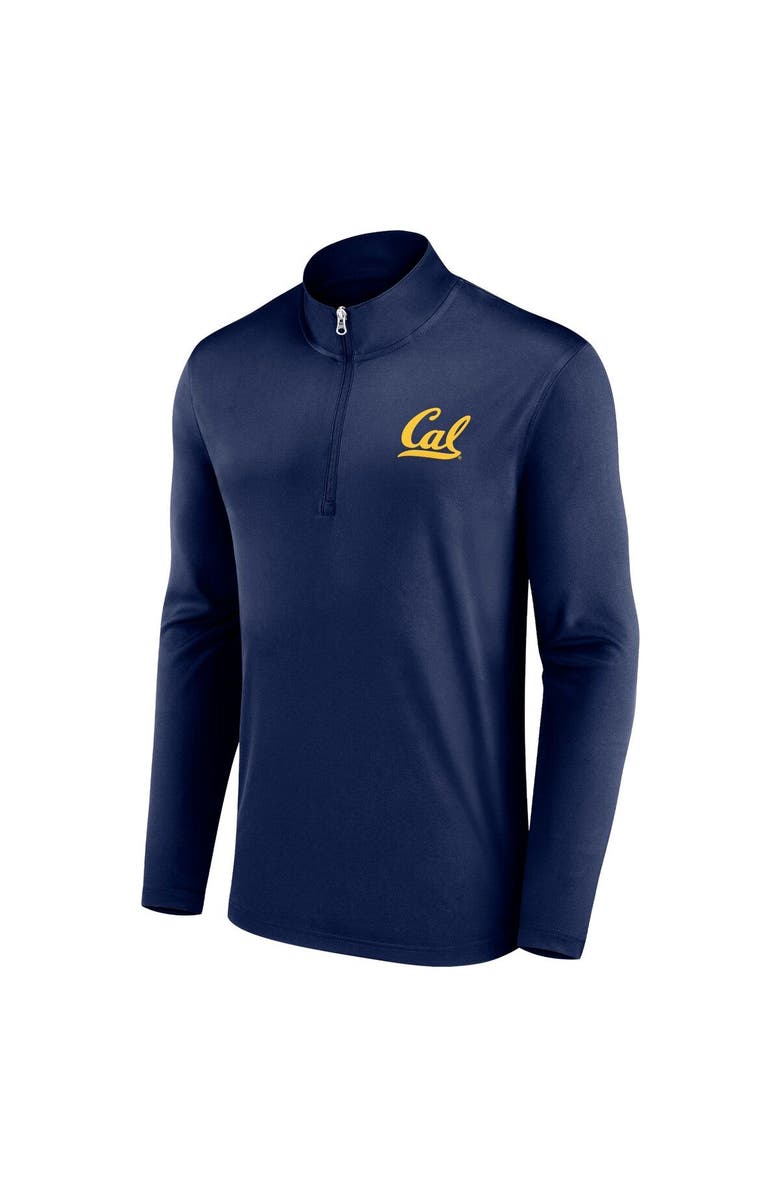 FANATICS Men's Fanatics Branded Navy Cal Bears Underdog Mindset Quarter-Zip Top, Alternate, color, 