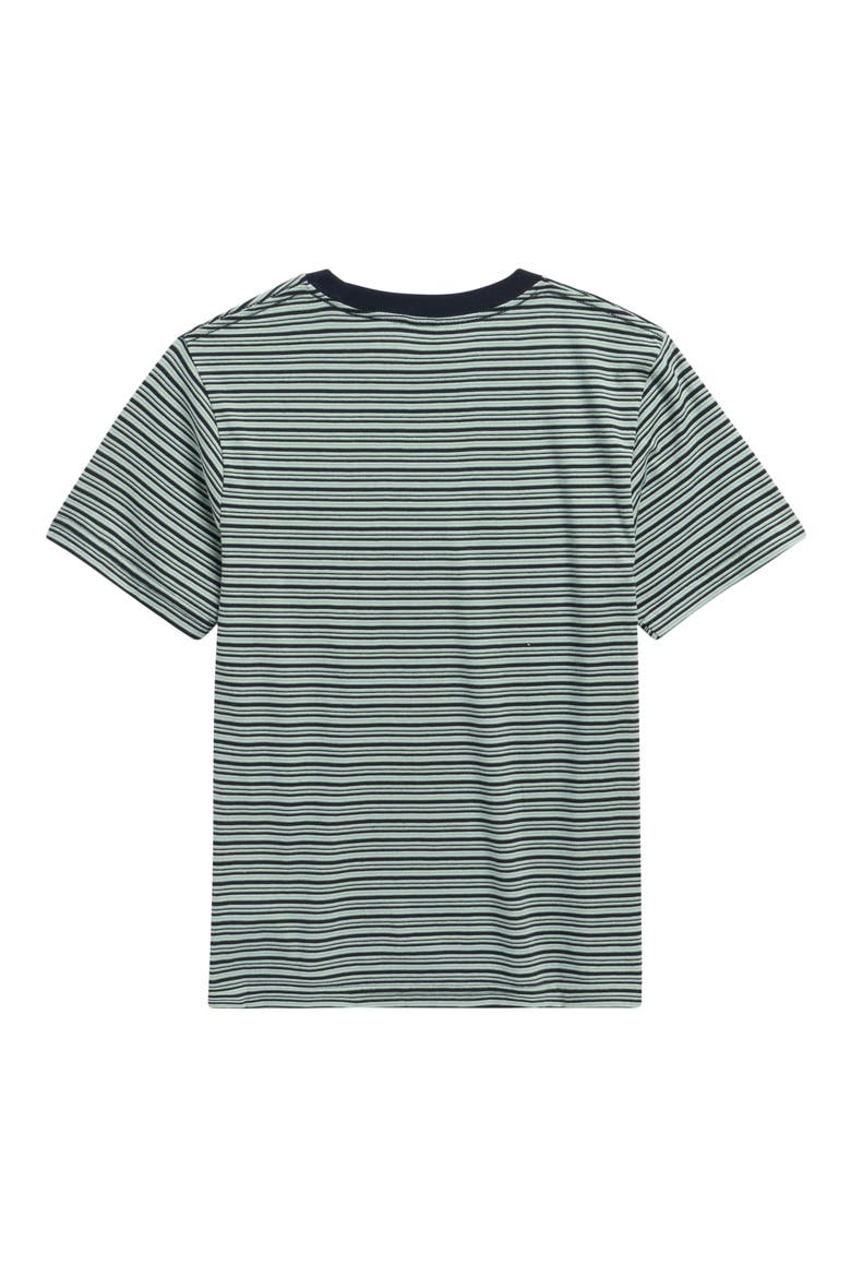 Kids' Schuyler Stripe T-Shirt, Alternate, color, DARK NAVY