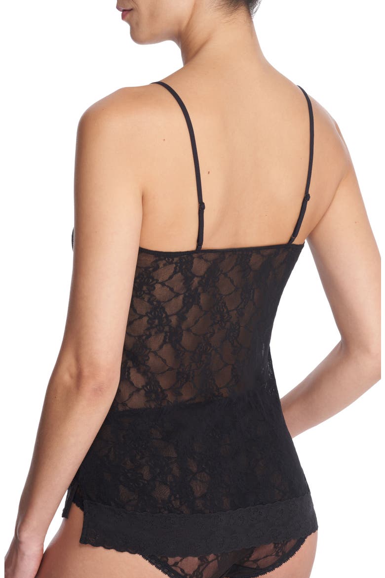 Bliss Allure Lace Camisole, Alternate, color, BLACK