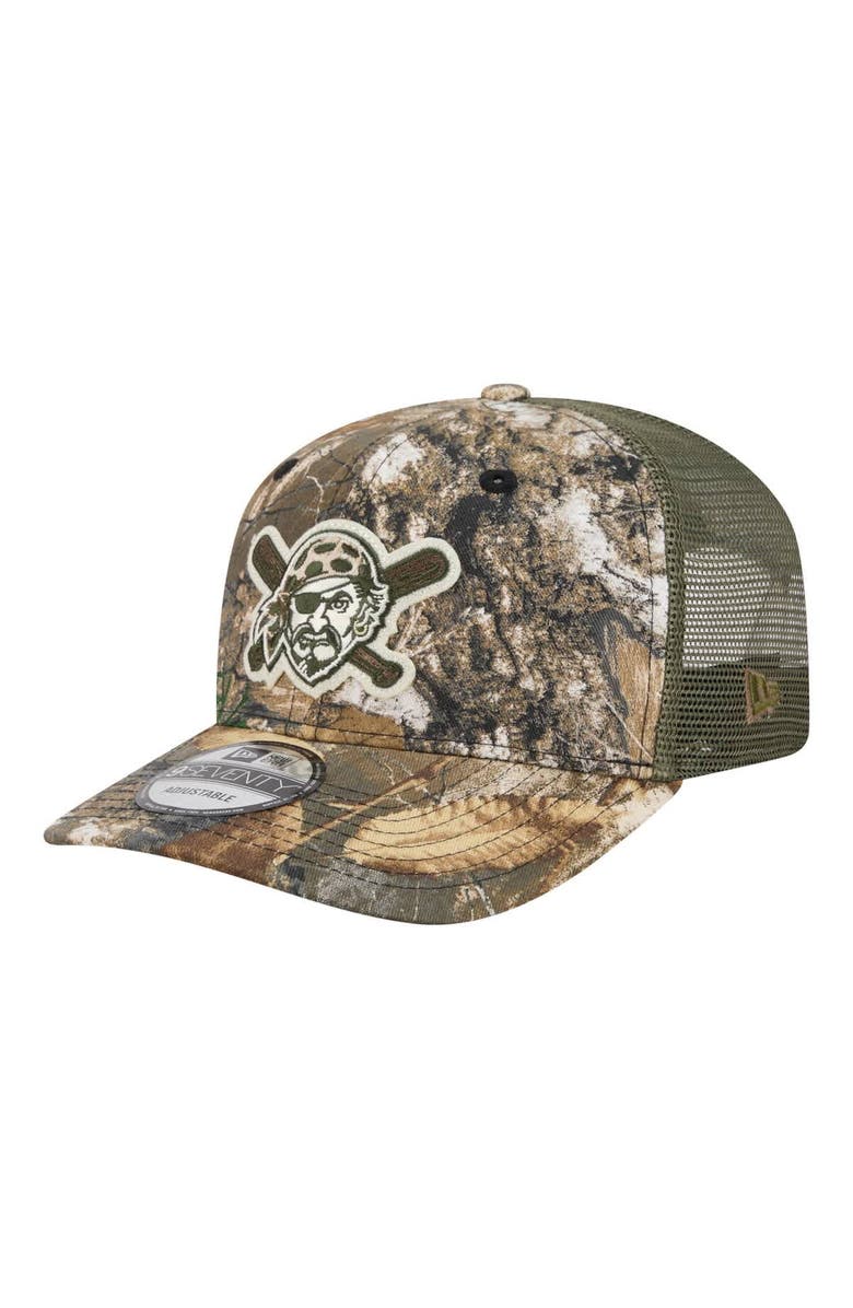 New Era Men's New Era Camo Pittsburgh Pirates Realtree 9SEVENTY Adjustable Hat, Main, color, Camo