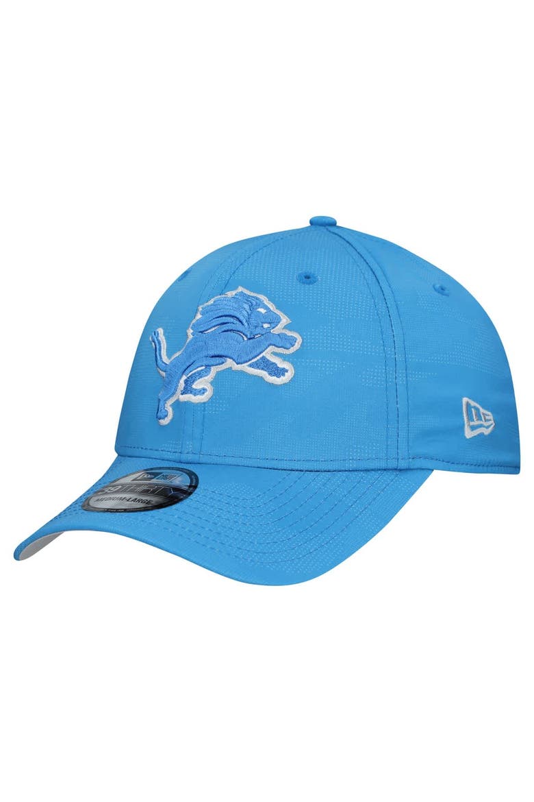 Men's New Era  Blue Detroit Lions Tonal Camo 39THIRTY Stretch Fit Hat, Main, color, Blue