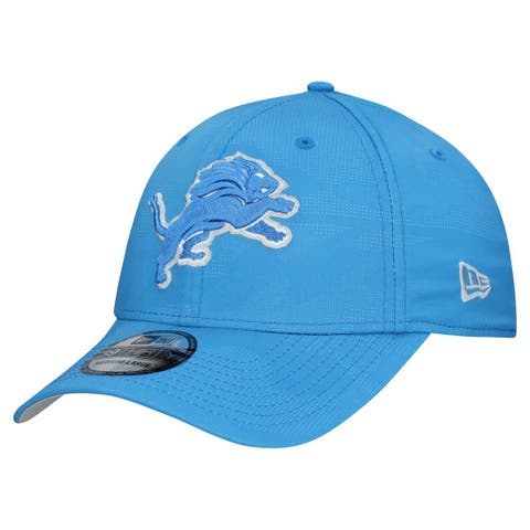Men's New Era  Blue Detroit Lions Tonal Camo 39THIRTY Stretch Fit Hat