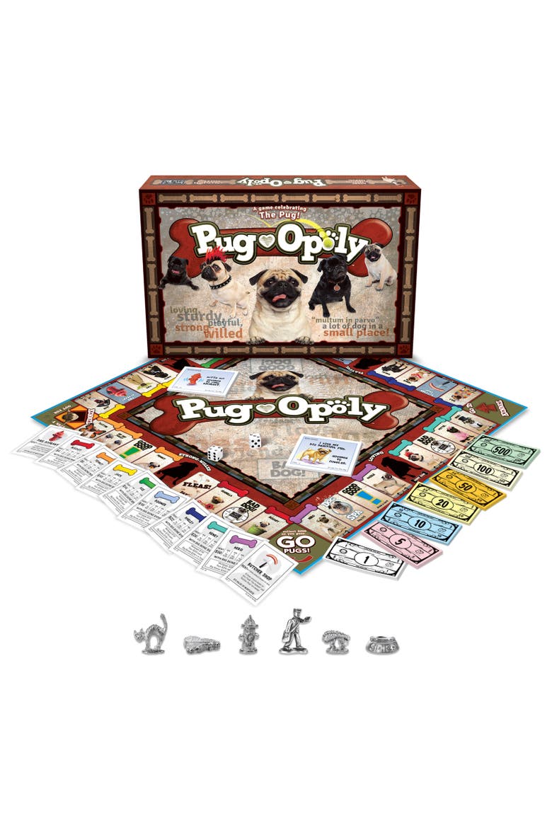 Pugopoly Monopoly Board Game, Main, color, Multicolored