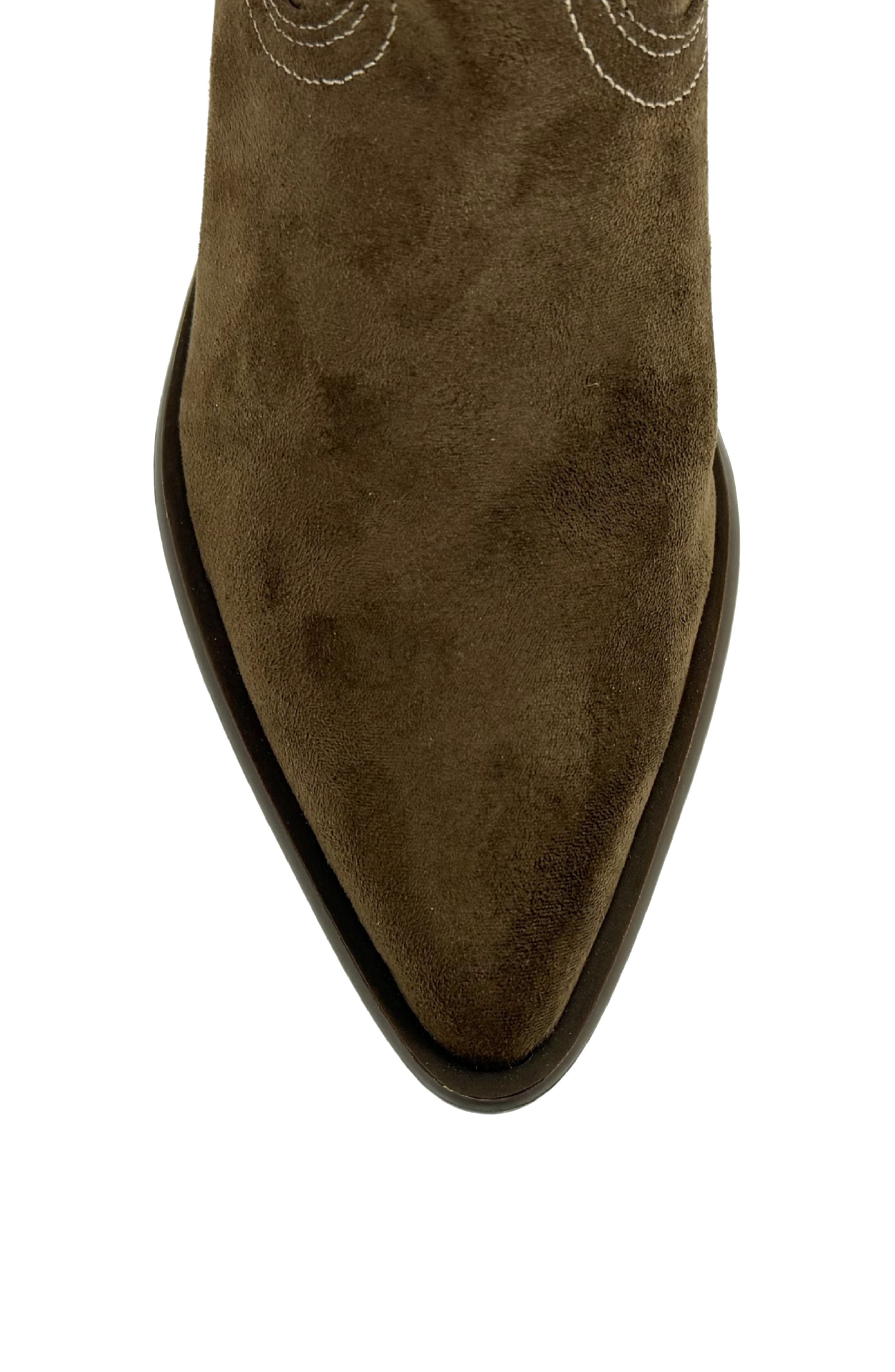 Utopia Western Bootie, Alternate, color, CHOCOLATE