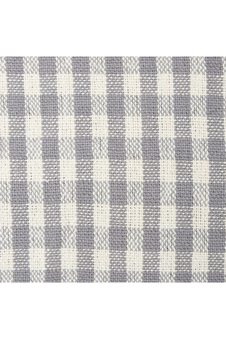 50" x 60" Gingham Check Throw Blanket Collection, Alternate, color, Grey