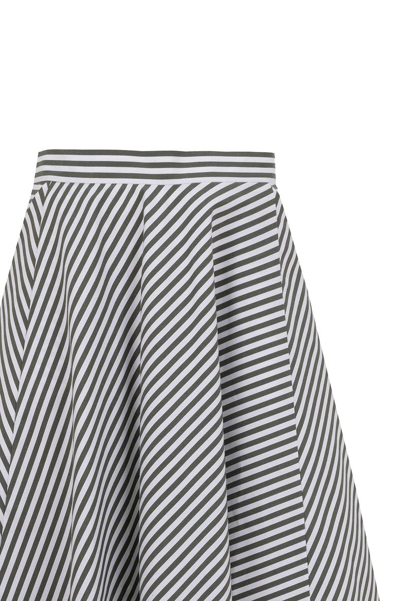 Noah Midi Skirt, Alternate, color, KHAKI