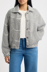 24Colours Squiggle Bomber Jacket
