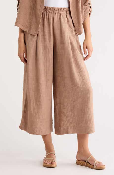 MAX STUDIO Woven Gaucho Pants