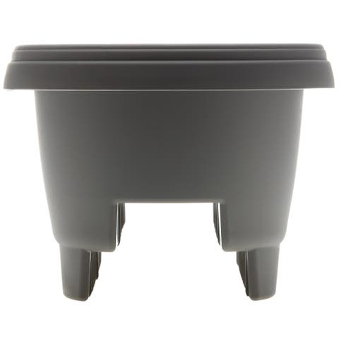 12 Inch Modica Deck Rail Round Planter