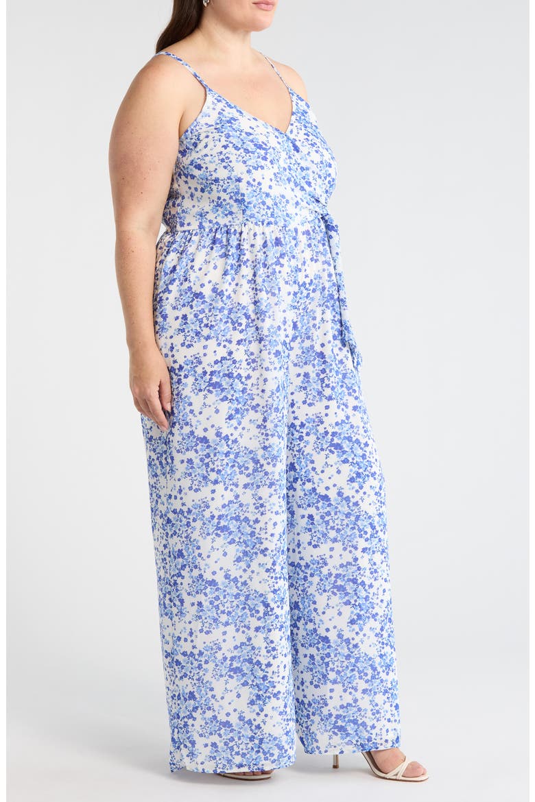 Camellia Floral Jumpsuit, Alternate, color, WHITE-BLUE-MULTI