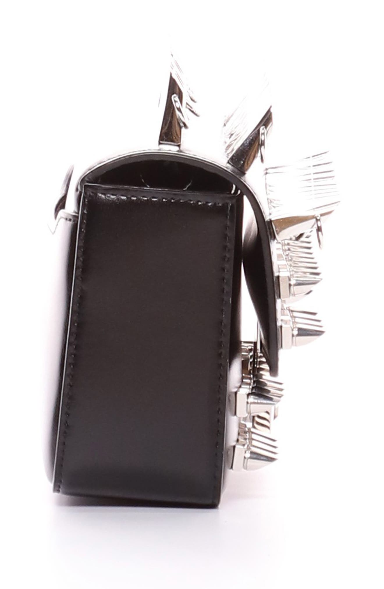 Givenchy Small 4G Studded Leather Shoulder Bag, Alternate, color, 