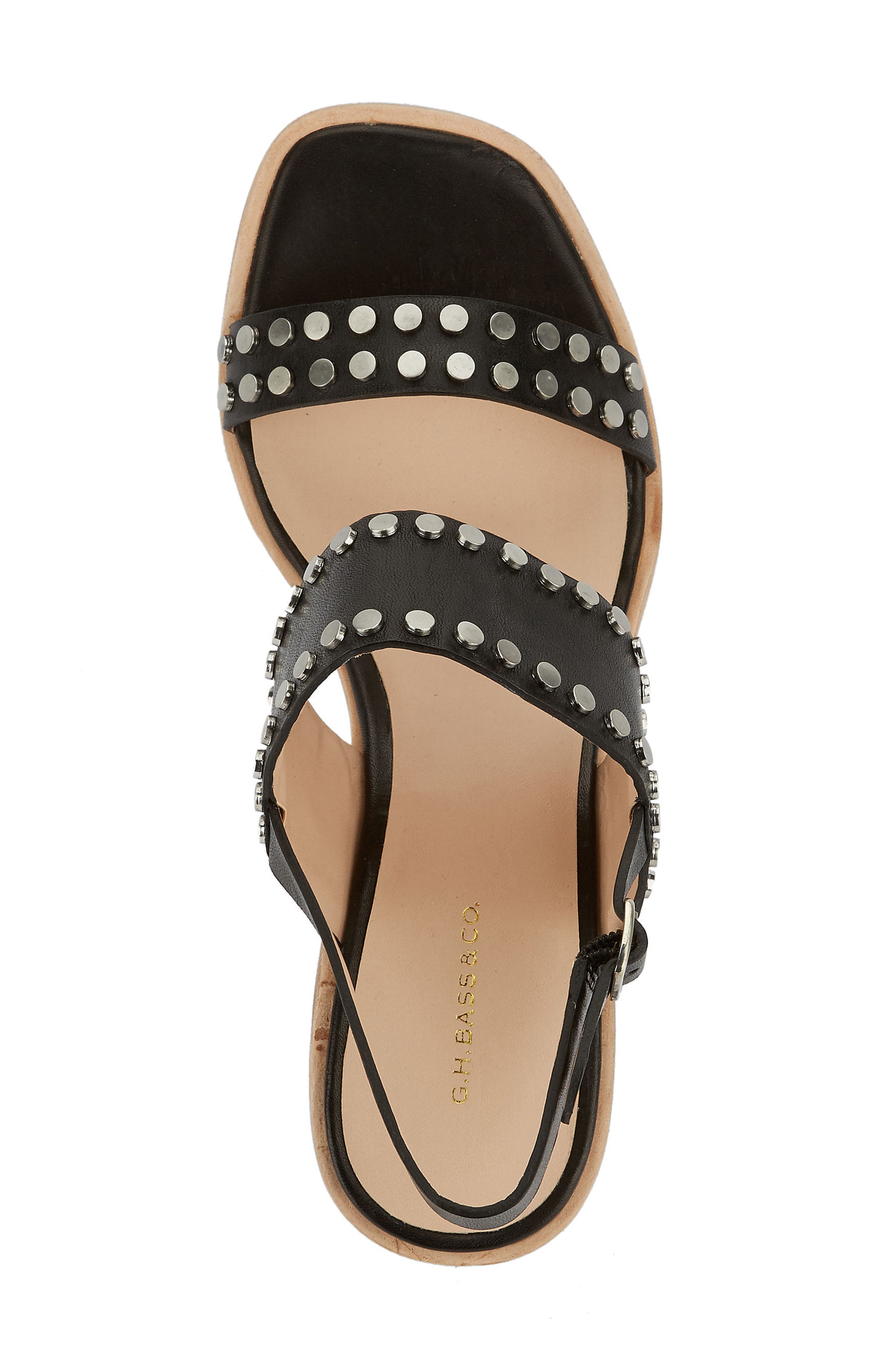 G.H. Bass & Co. Rachel Block Heel Sandal, Alternate, color, 