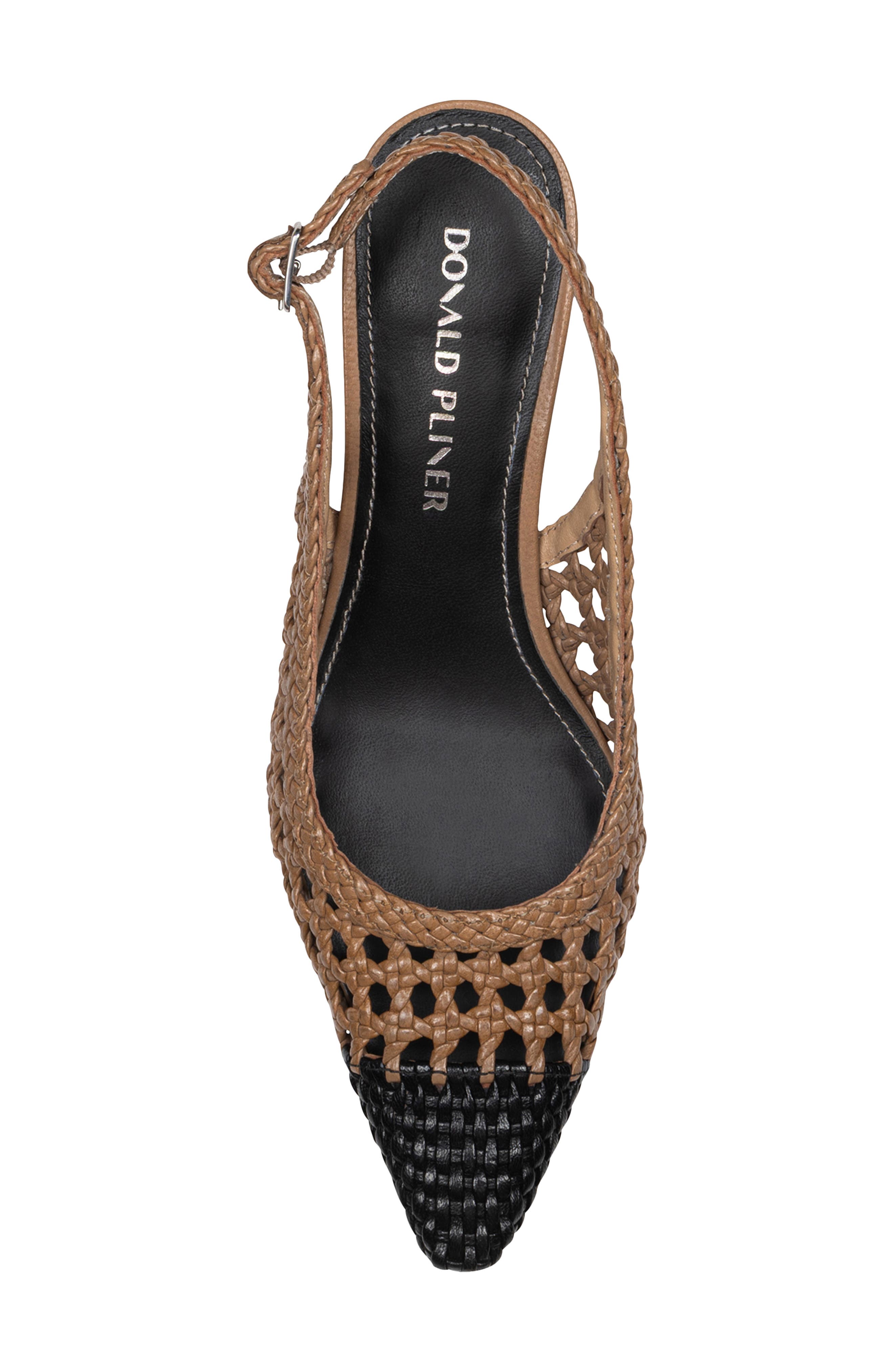 Donald Pliner Slingback Pointed Toe Pump, Alternate, color, Tobacco