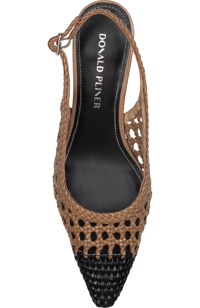 Donald Pliner Slingback Pointed Toe Pump, Alternate, color, Tobacco