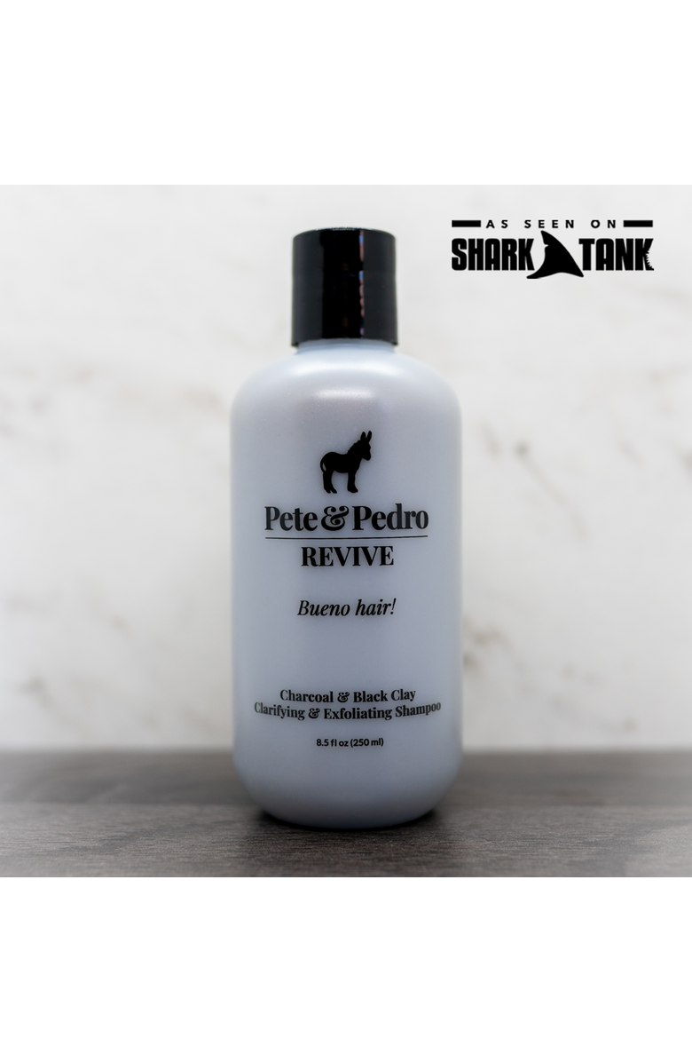 Pete & Pedro REVIVE Black Clay & Charcoal Clarifying & Exfoliating Scalp Shampoo, Alternate, color, NO COLOR