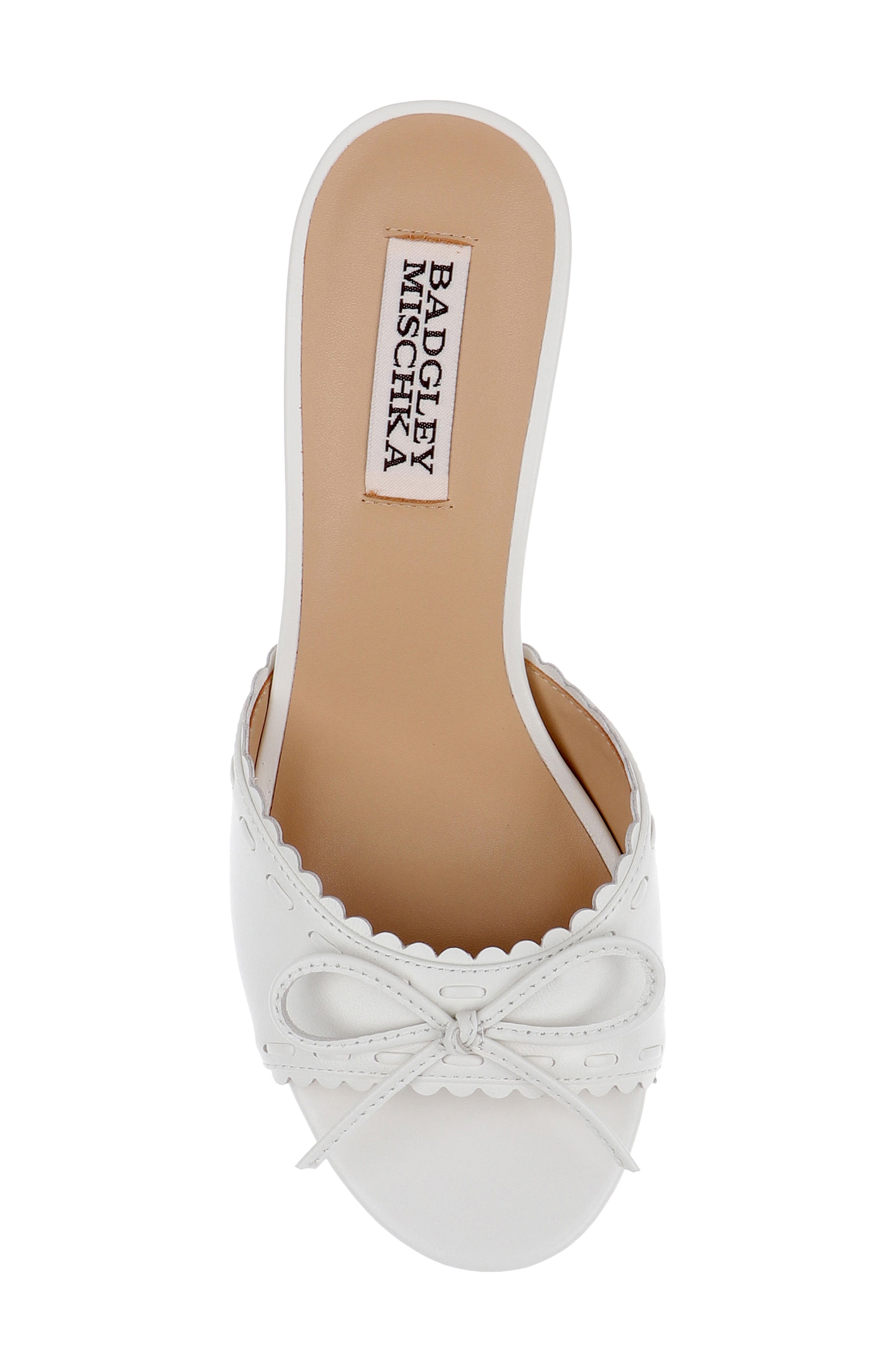Badgley Mischka Collection Yaritza Sandal, Alternate, color, White Leather