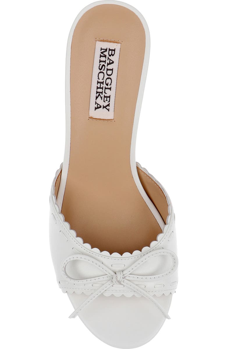 Badgley Mischka Collection Yaritza Sandal, Alternate, color, White Leather