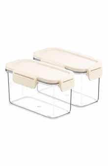 Set of 2 Airtight Food Storage Containers