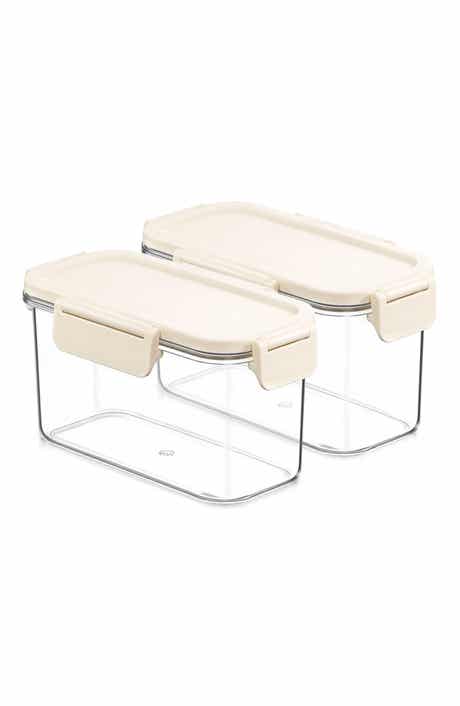 Set of 2 Airtight Food Storage Containers