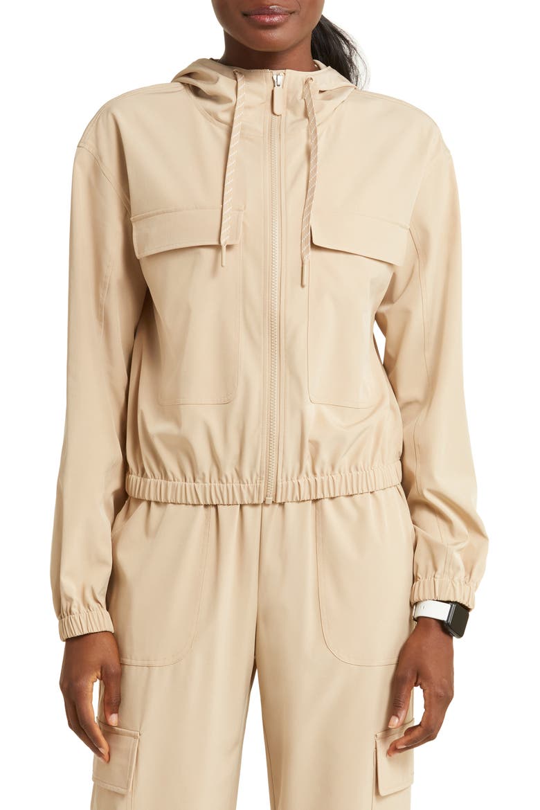 Interval Hooded Utility Jacket, Alternate, color, TAN NOMAD