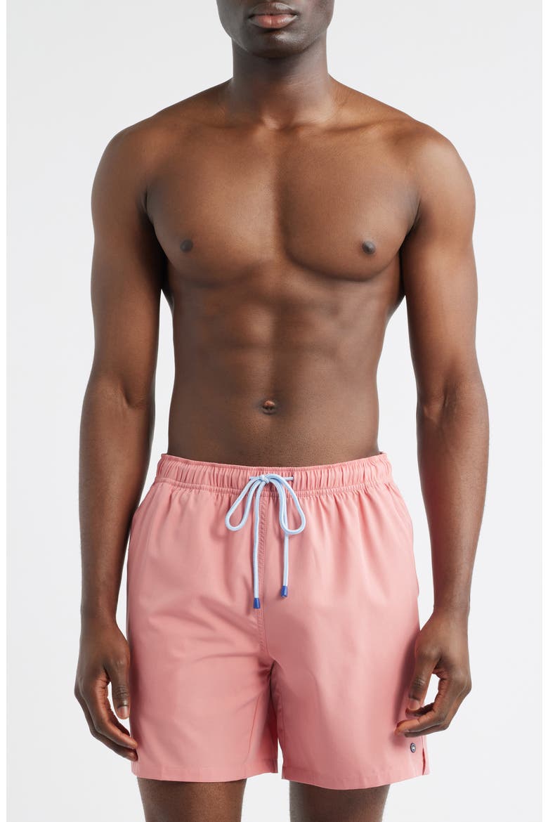 Crown Swim Trunks, Main, color, VENETIAN PINK