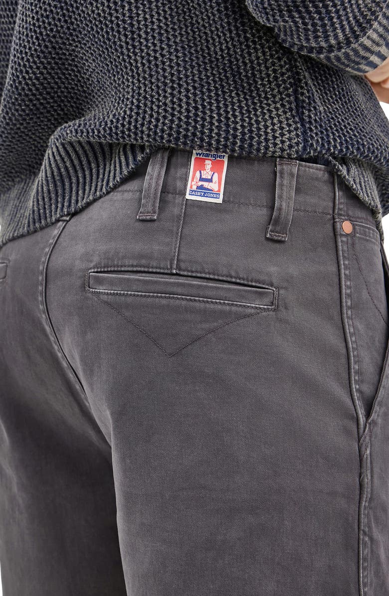 Wrangler Casey Jones Stretch Cotton Shorts, Alternate, color, Faded Black