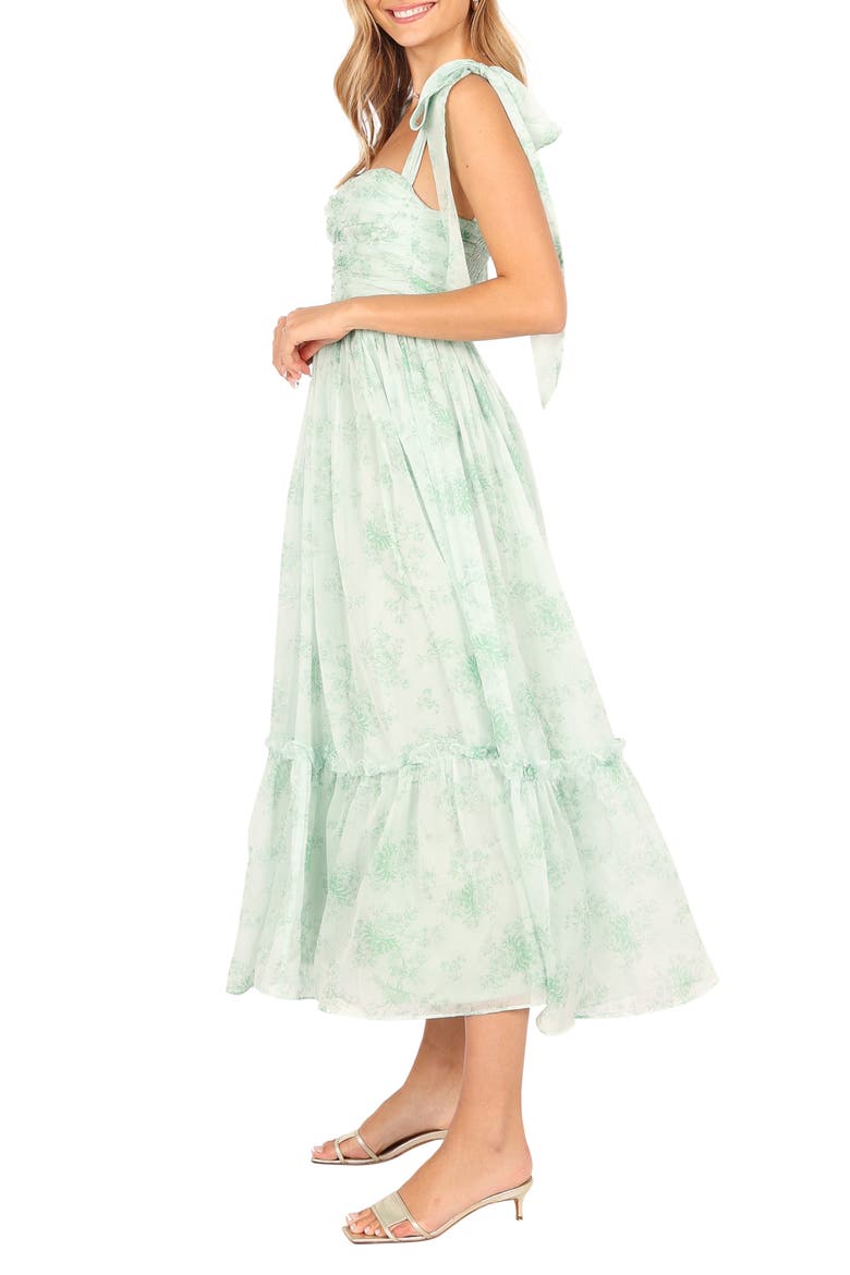 Floret Midi A-Line Sundress, Alternate, color, SAGE