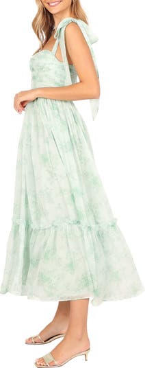 Floret Midi A-Line Sundress
