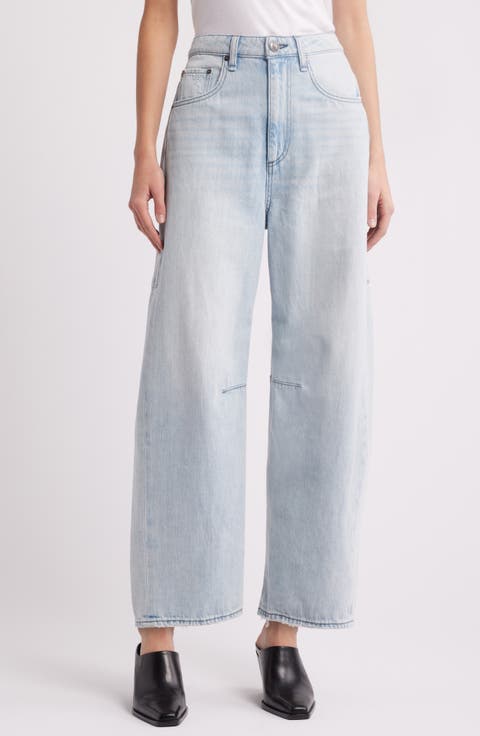Charlie High Waist Crop Barrel Jeans (Millie)