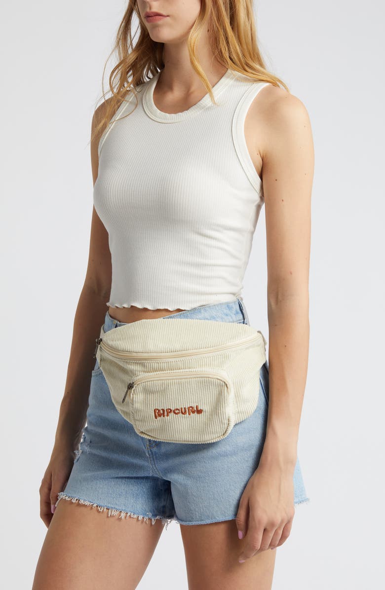 Rip Curl Corduroy Belt Bag, Alternate, color,