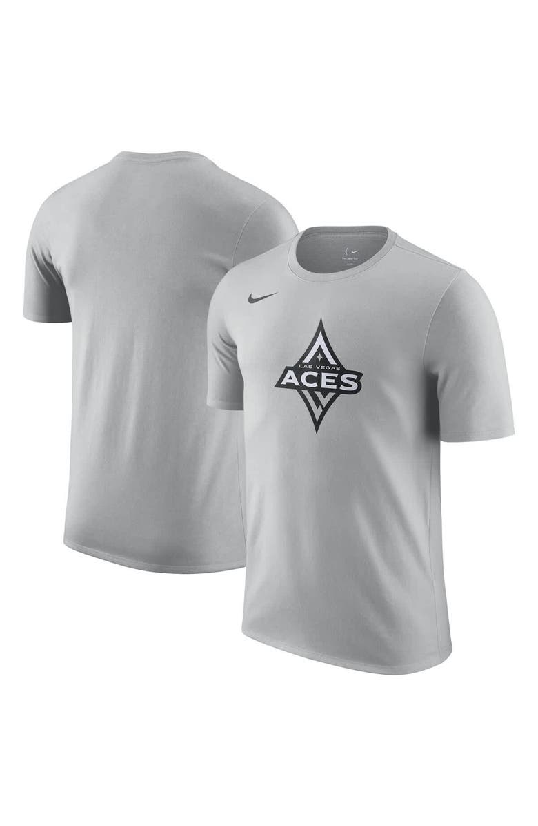 Nike Unisex Nike Silver Las Vegas Aces Essential Logo Dri-FIT T-Shirt, Main, color, Silver