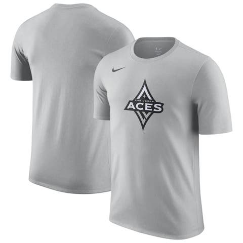 Unisex Nike Silver Las Vegas Aces Essential Logo Dri-FIT T-Shirt