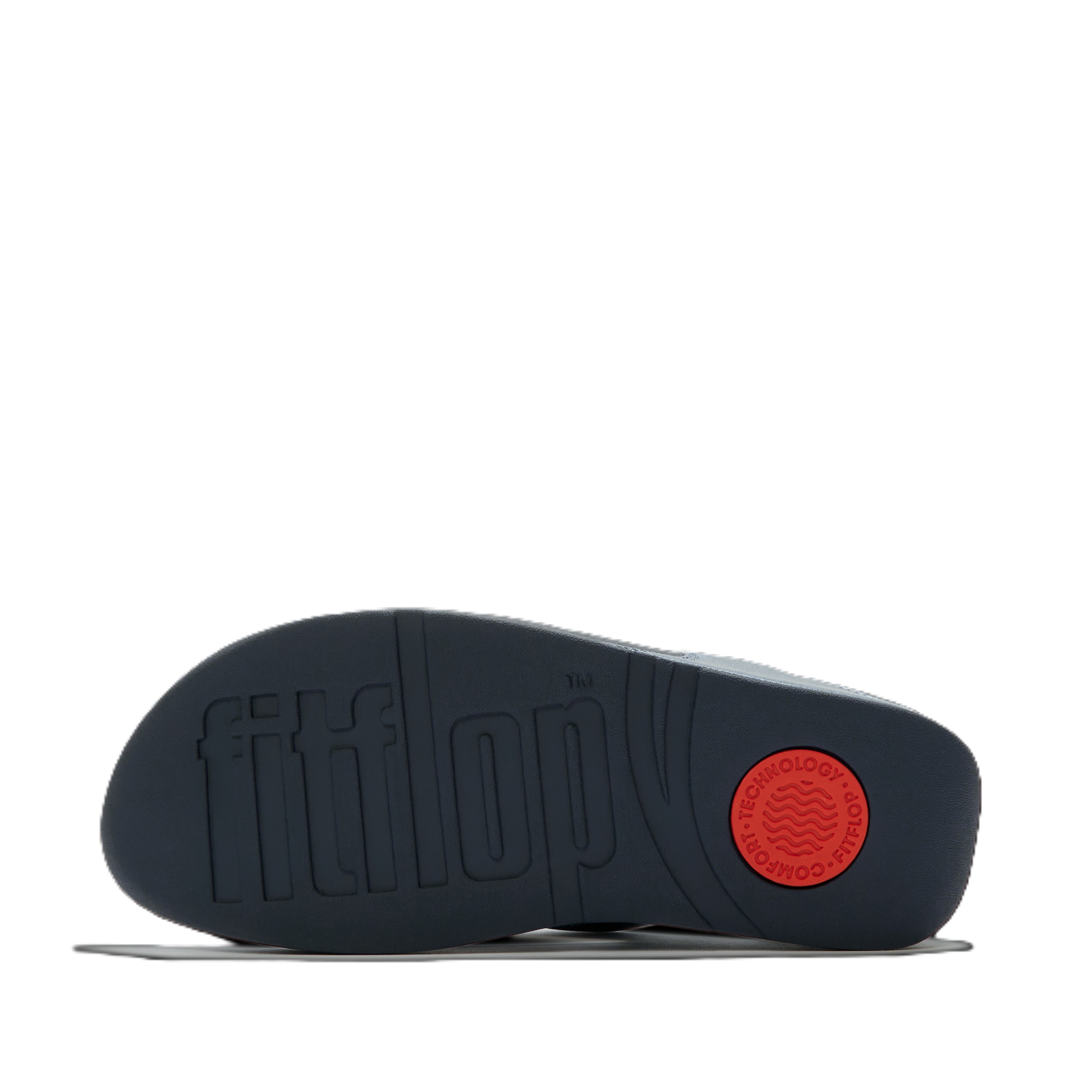 FitFlop Lulu Leather Toe Post Sandals, Alternate, color, Metallic Cosmic Blue