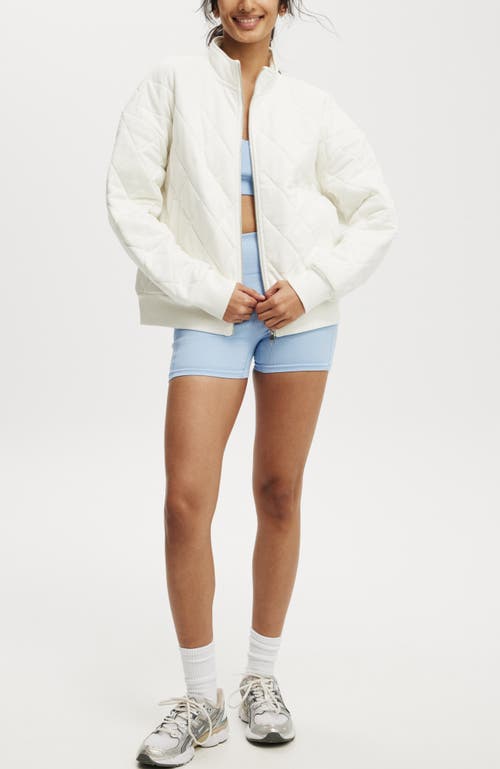COTTON ON BODY COTTON ON BODY ACTIVE QUILTED ZIP THROUGH