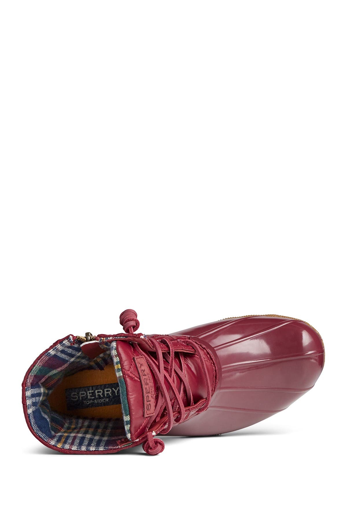 Sperry Saltwater Nylon Quilted Duck Boot, Alternate, color, 