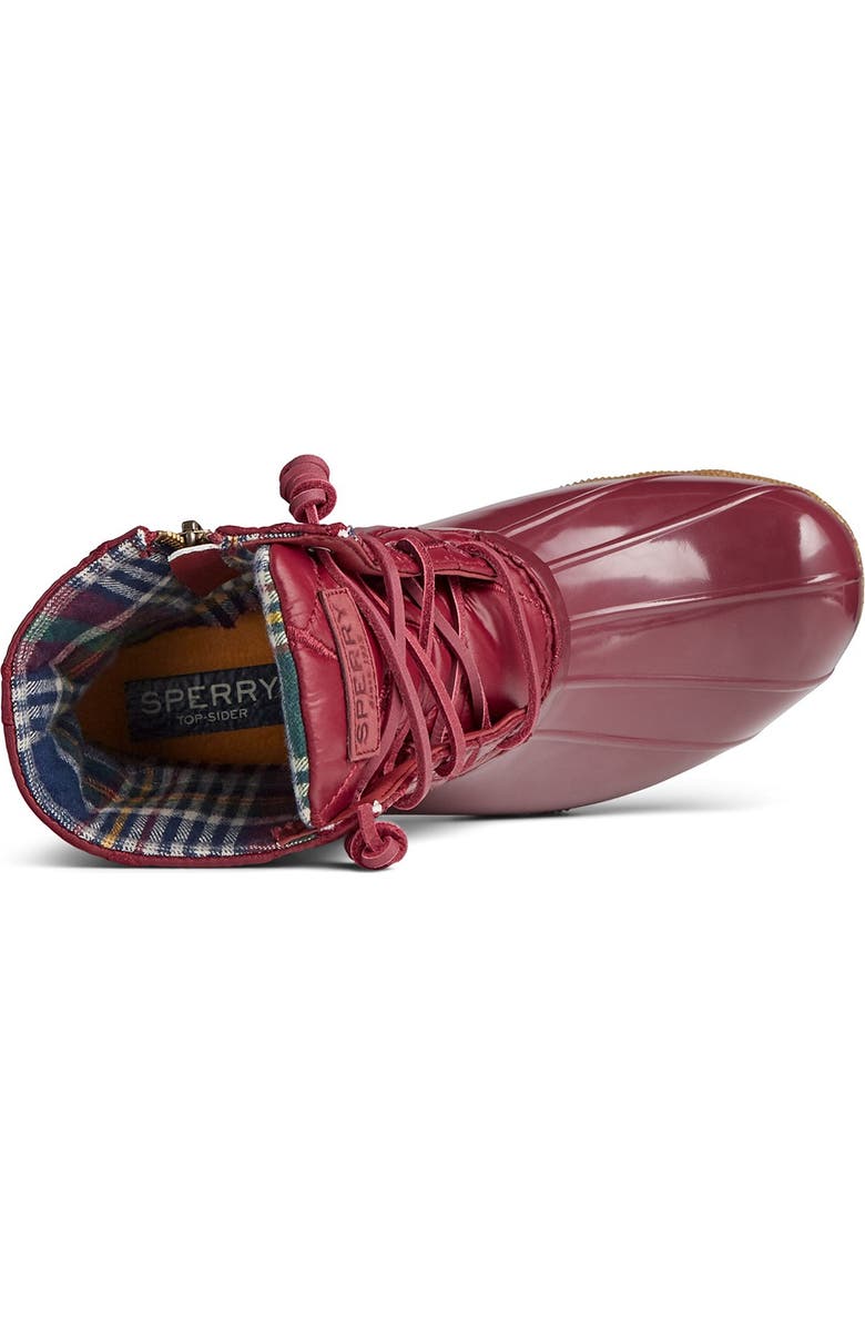 Sperry Saltwater Nylon Quilted Duck Boot, Alternate, color,