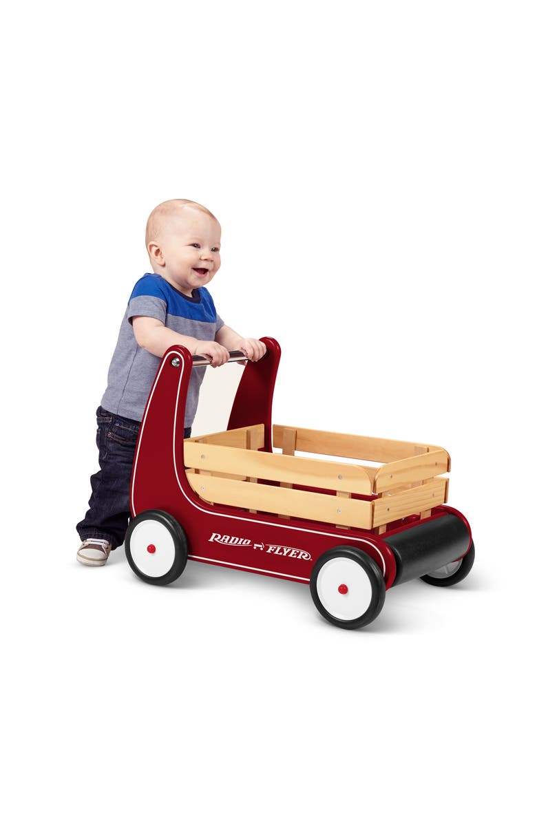 Radio Flyer Classic Push Walker Wagon, Alternate, color, Red