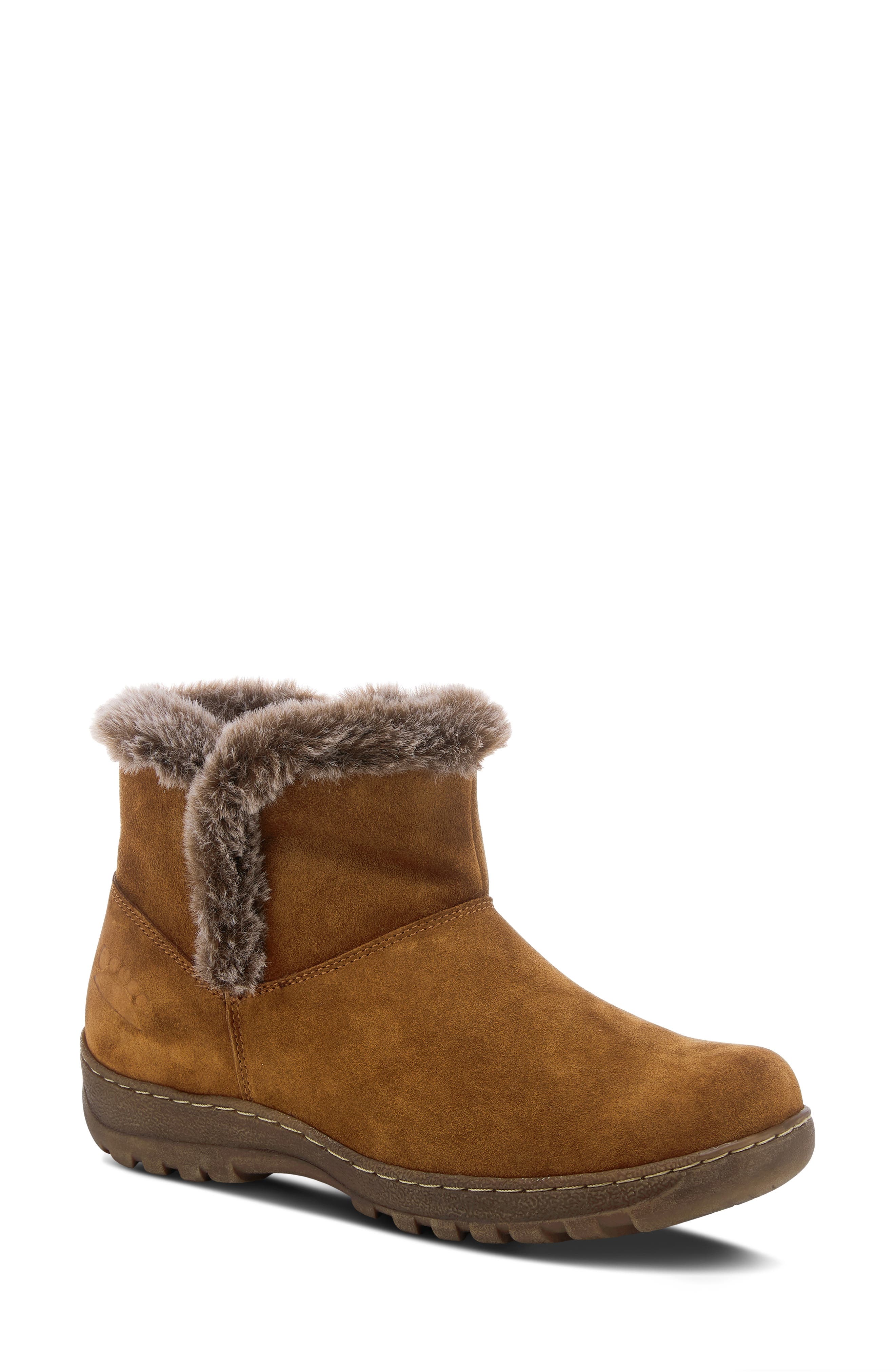 Spring Step Kiya Faux Fur Lined Waterproof Boot, Main, color, 