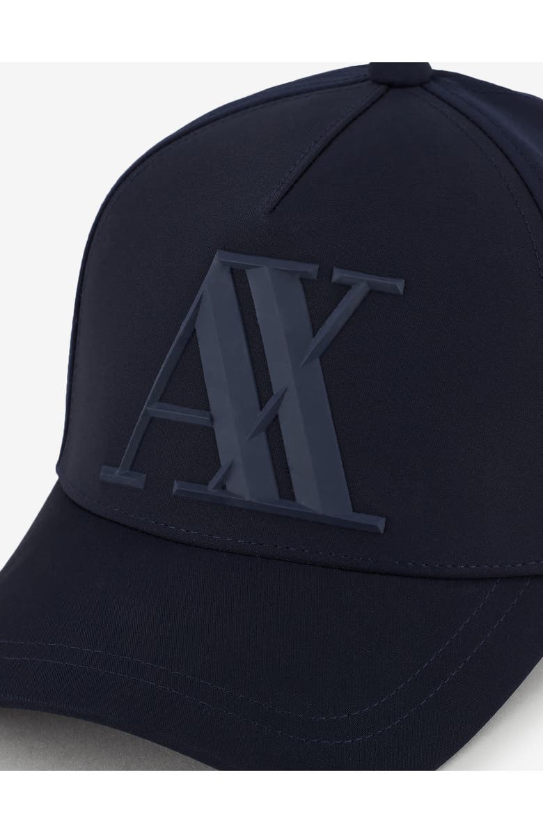 Armani Exchange Rubber Logo Baseball Cap, Alternate, color, 
