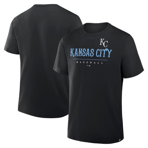 Men's Fanatics Black Kansas City Royals Color Pop Legacy Clubhouse T-Shirt