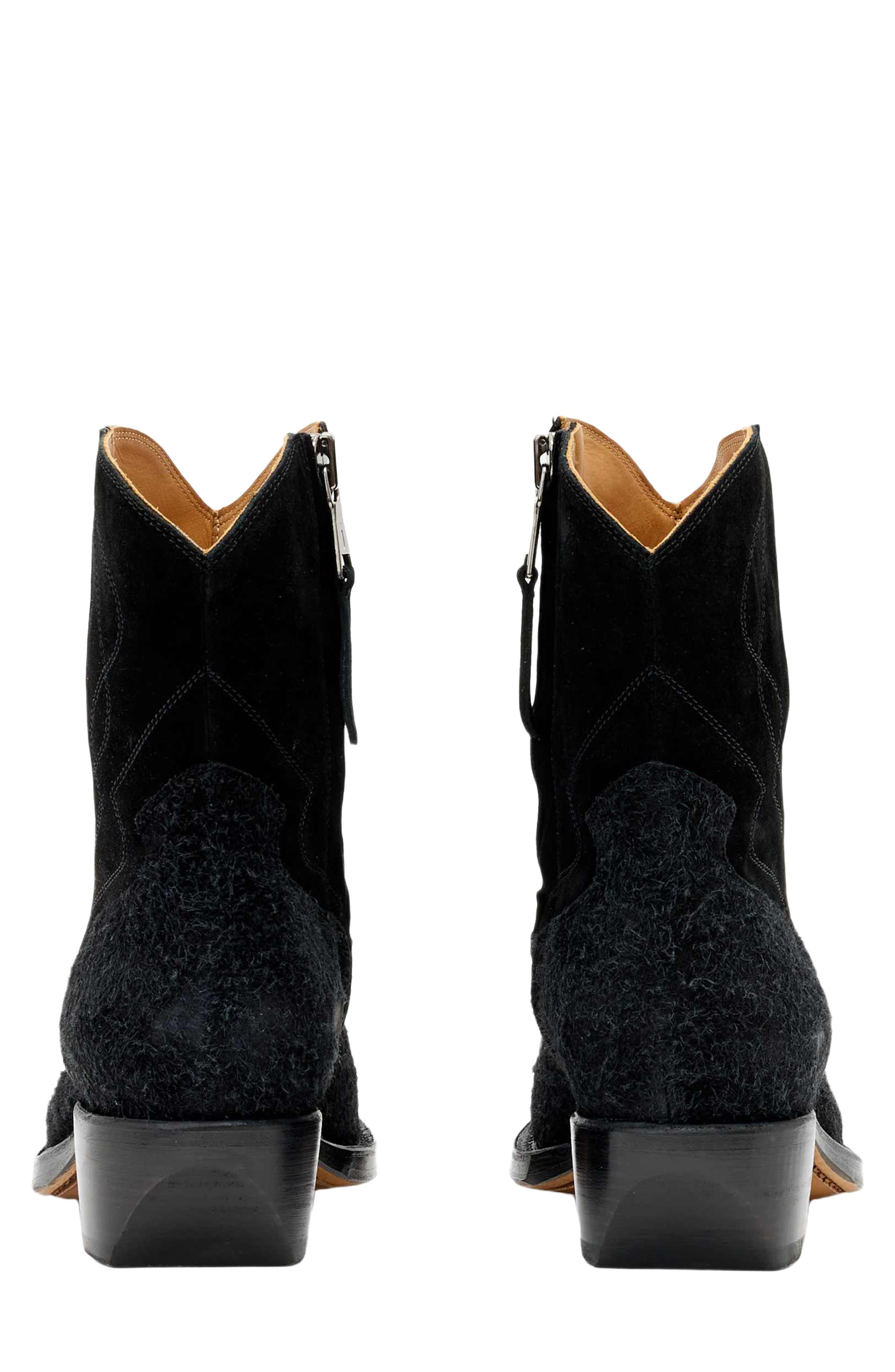 John Varvatos Walker Rancher Boot, Alternate, color, Black