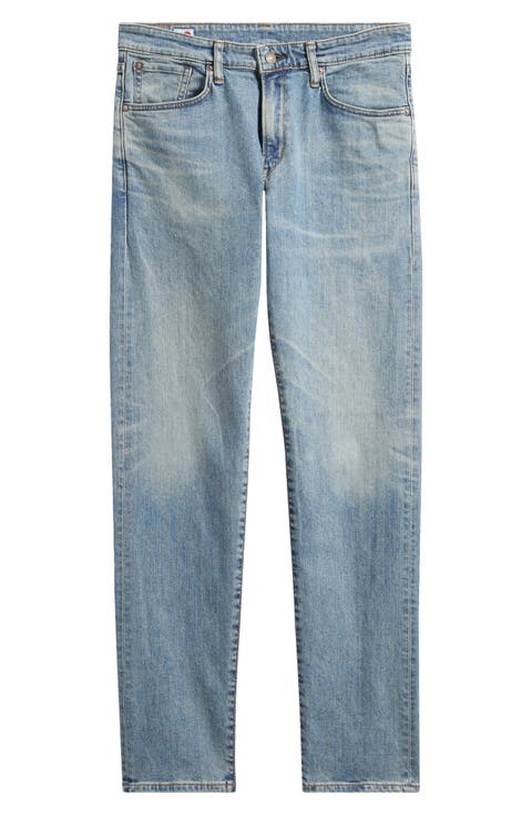 Regular Tapered Leg Jeans (Raito)