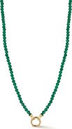 Ember Fine Jewelry 14K Gold Beaded Clasp Necklace