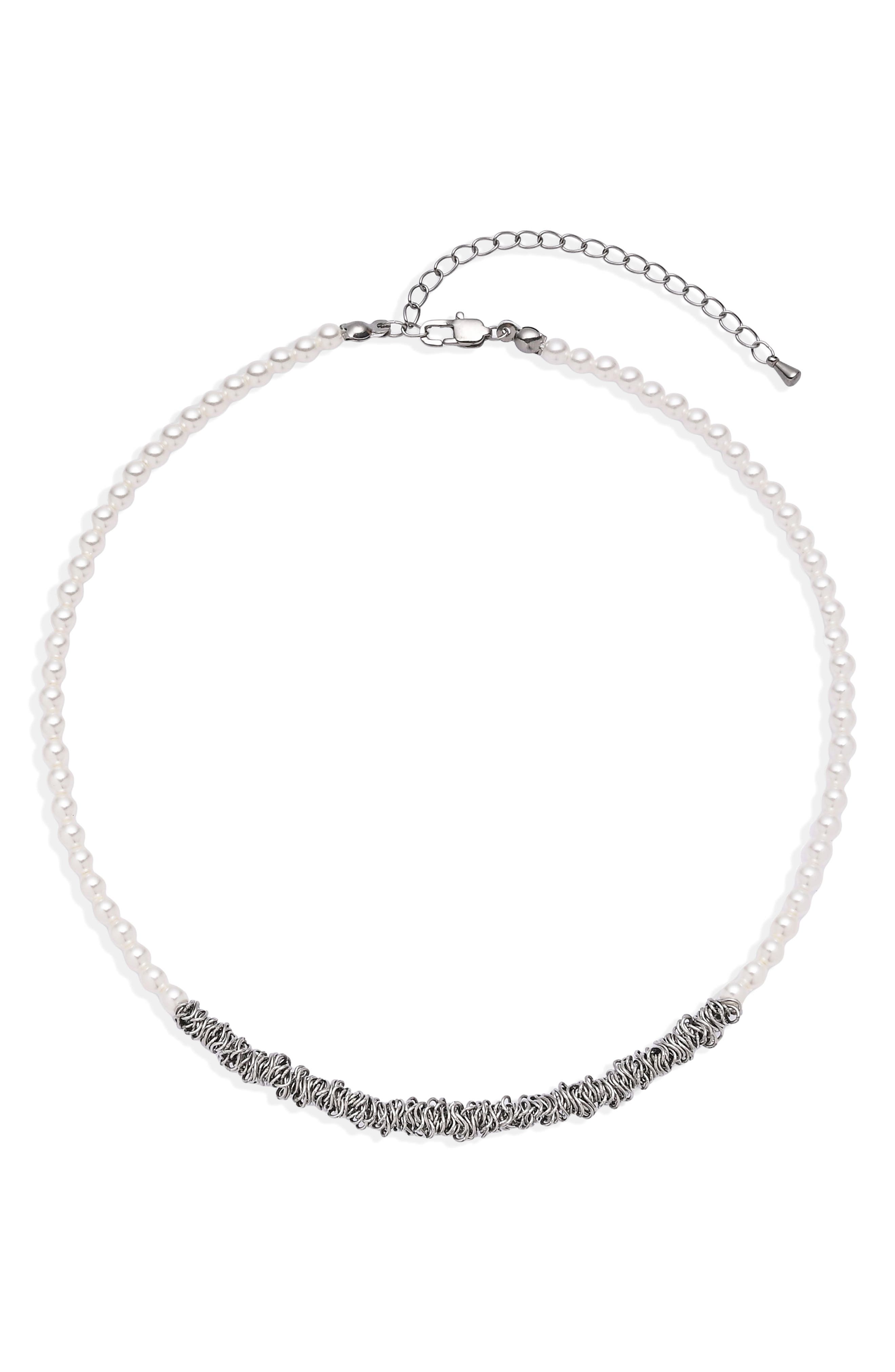 Bianca Imitation Pearl Necklace