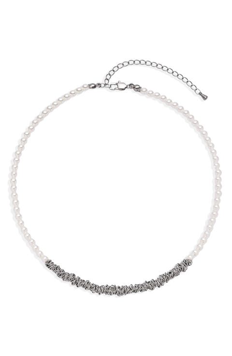 Bianca Imitation Pearl Necklace